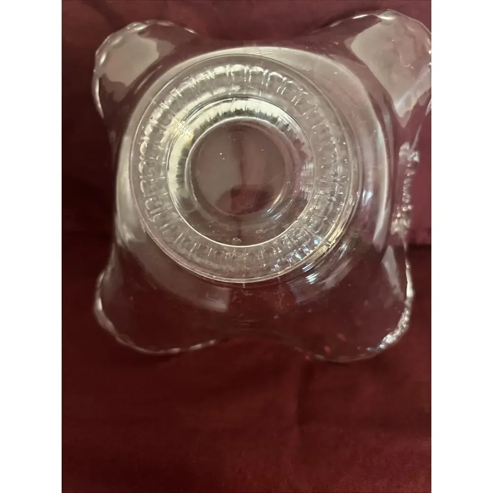 Cambridge Clear Glass Handled Bonbon Candy Dish SMALL With Handles